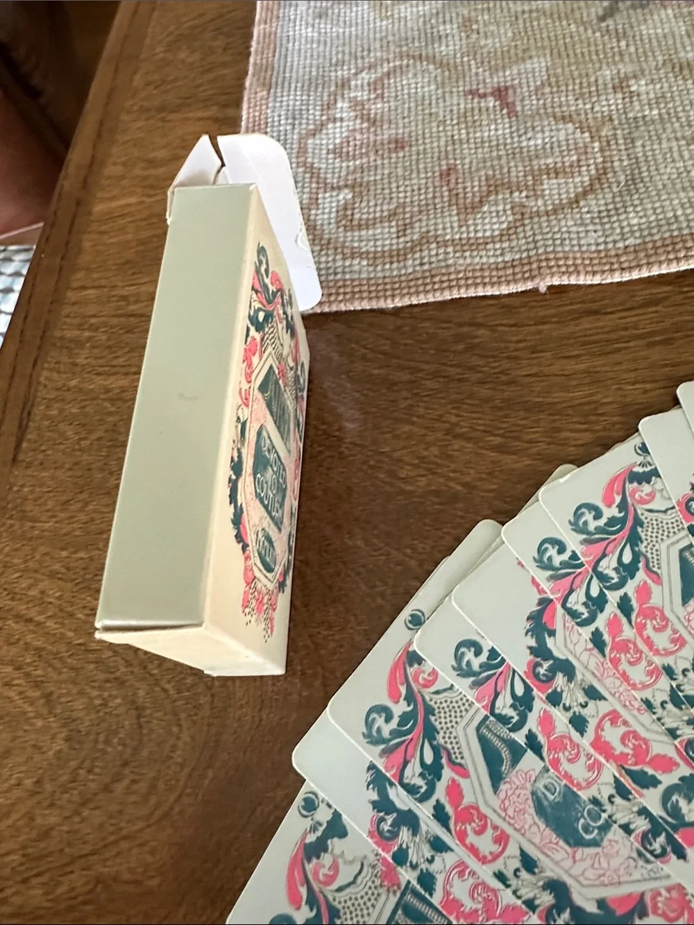Y2K Juicy Couture complete deck of “Devoted to Couture” playing cards in box.